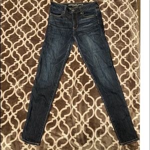 American Eagle Hi-Rise DarkWash Jegging 6 Regular